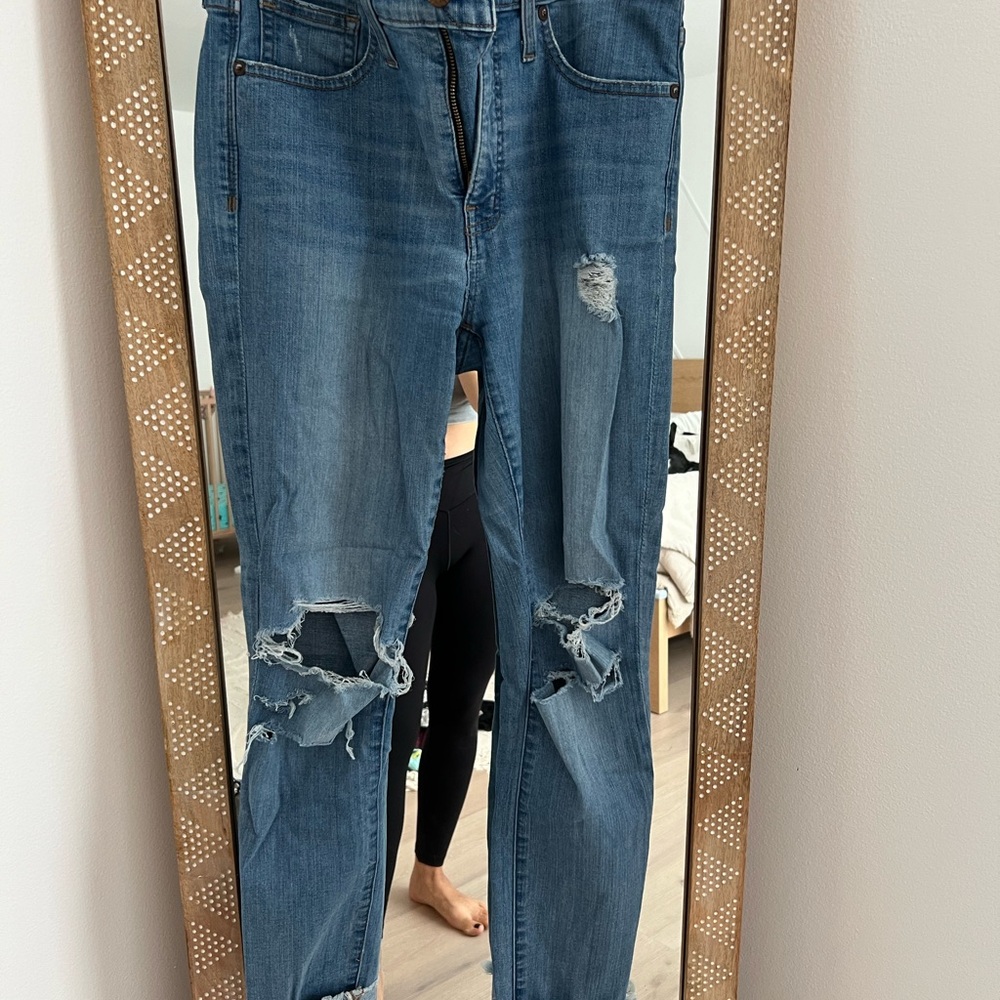 Madewell jeans 9” high rise skinny size 27
